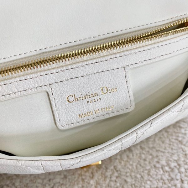 Réplique Sac Dior Caro Medium en blanc – Image 2