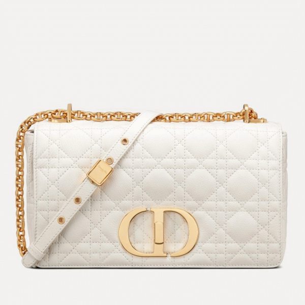 Réplique Sac Dior Caro Medium en blanc