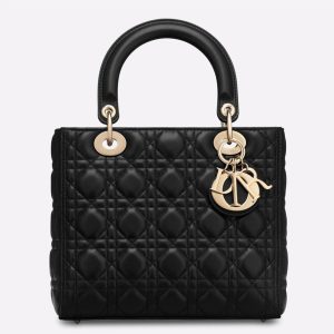 Sac Lady Dior Medium en noir