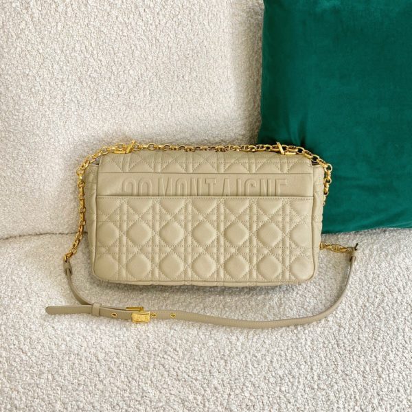 Contrefaçon Sac Dior Caro Large en beige – Image 5