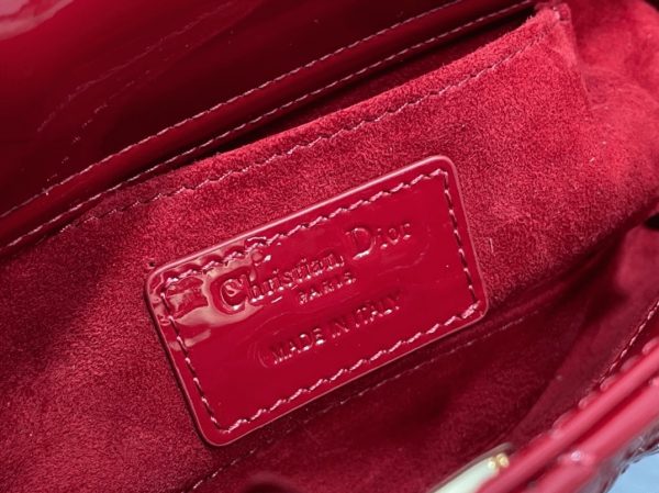 Imitation Petit Sac Lady D-Joy en rouge – Image 10