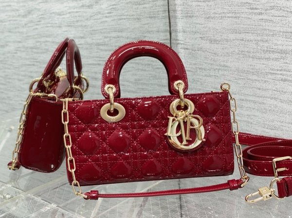 Imitation Petit Sac Lady D-Joy en rouge – Image 4
