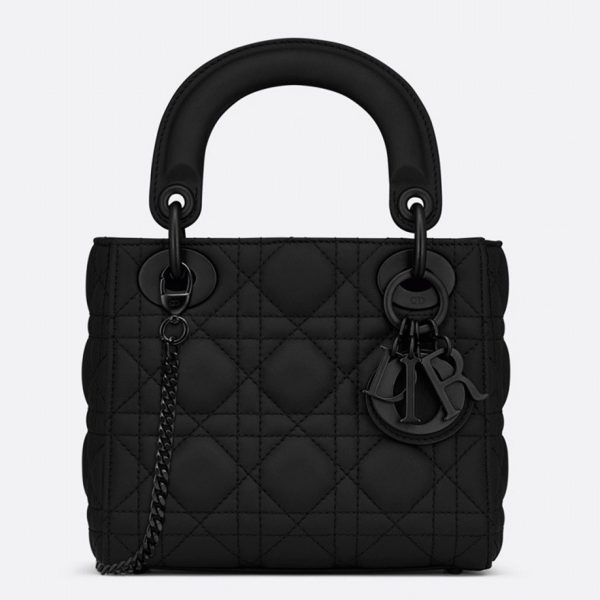 Réplique Mini Sac Lady Dior avec chaîne en noir