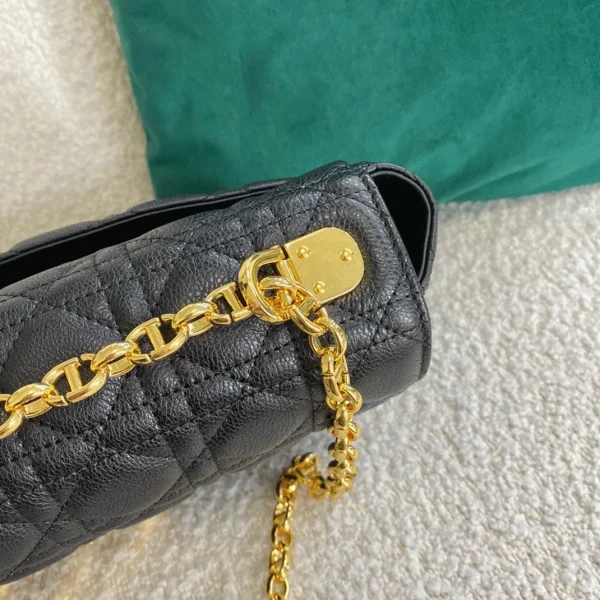 Fausse Sac Dior Caro Large en noir – Image 8