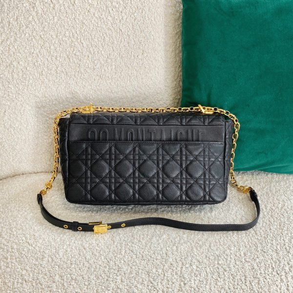 Fausse Sac Dior Caro Large en noir – Image 7