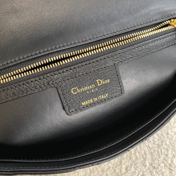 Fausse Sac Dior Caro Large en noir – Image 6