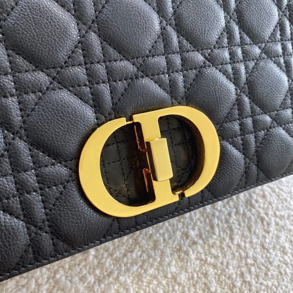 Fausse Sac Dior Caro Large en noir – Image 4