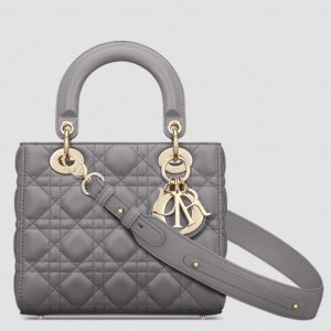 Fausse Petit Sac Lady Dior My ABCDior en gris acier