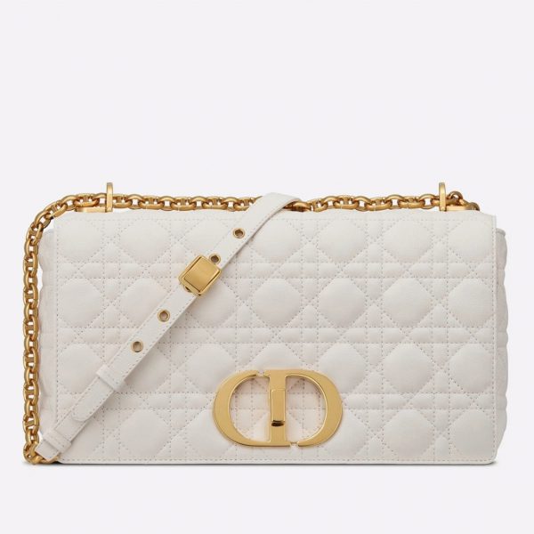Réplique Sac Dior Caro Large en blanc