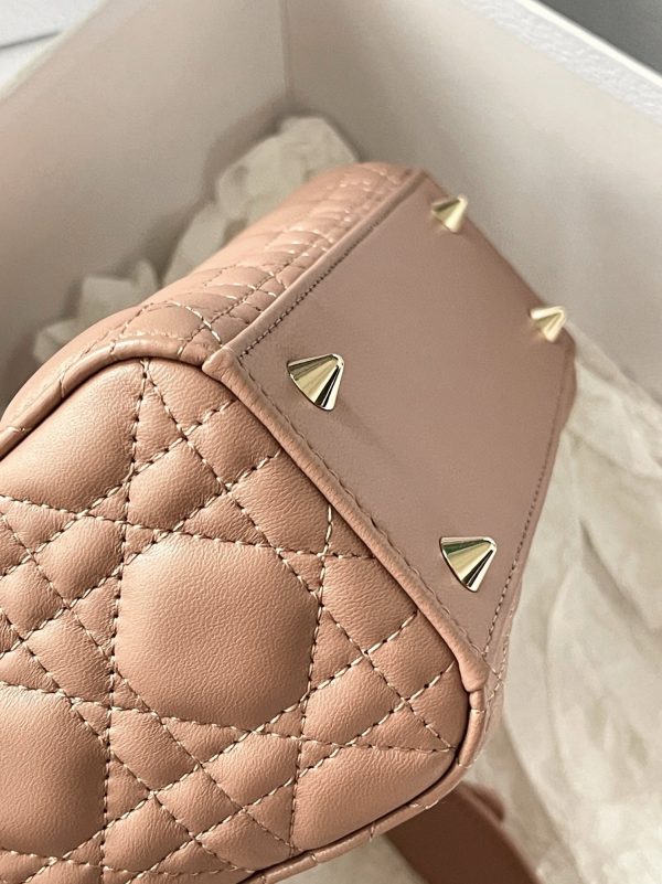 Imitation Petit Sac Lady Dior My ABCDior en rose poudré – Image 5