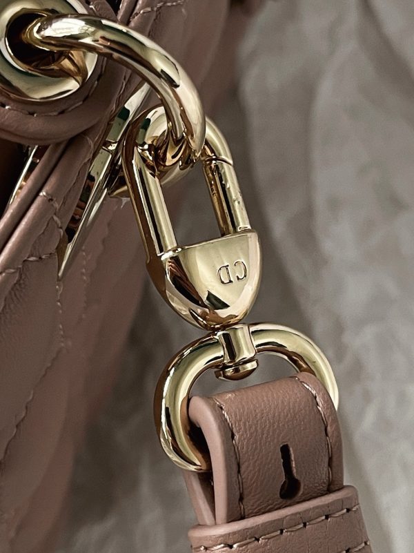 Imitation Petit Sac Lady Dior My ABCDior en rose poudré – Image 3