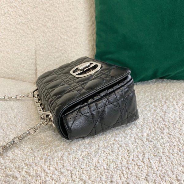 Réplique Petit Sac Dior Caro en noir – Image 10