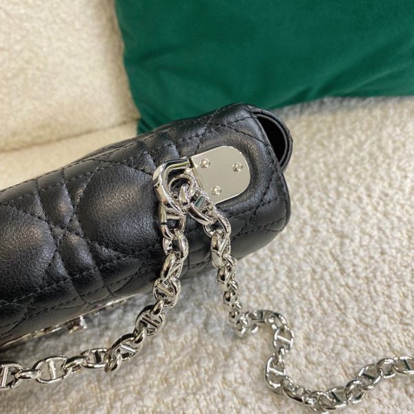 Réplique Petit Sac Dior Caro en noir – Image 9