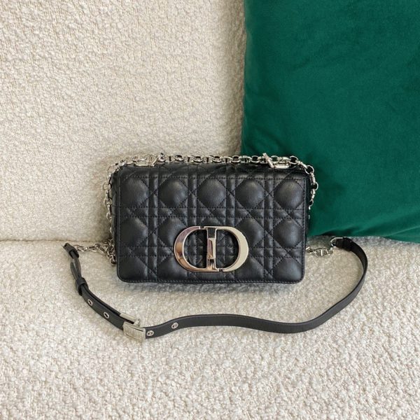 Réplique Petit Sac Dior Caro en noir – Image 7