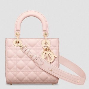 Contrefaçon Petit Sac Lady Dior My ABCDior en rose pastel