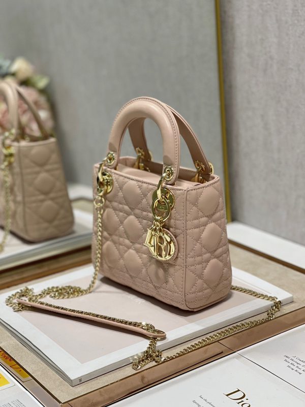 Réplique Mini Sac Lady Dior en poudre – Image 5