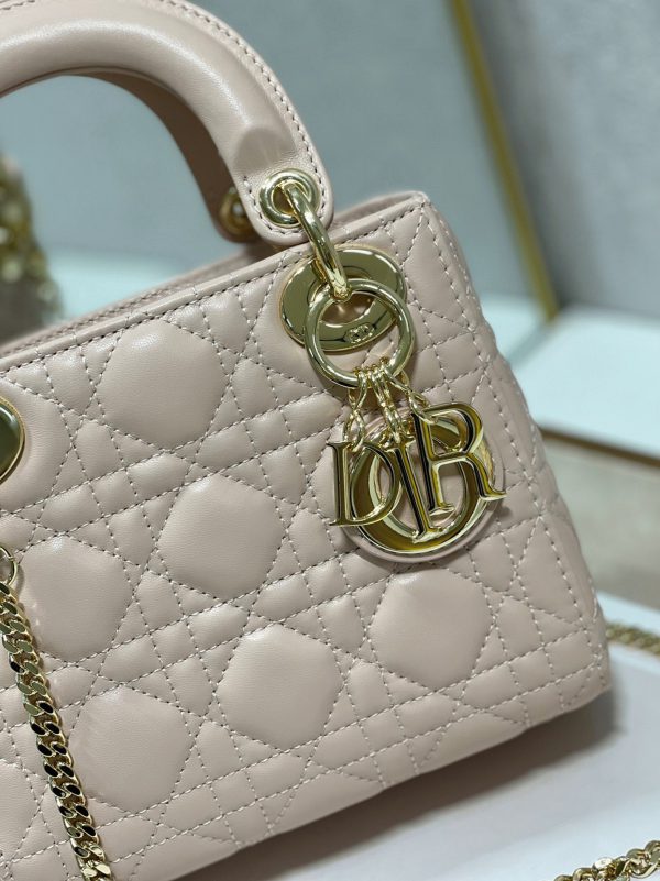 Réplique Mini Sac Lady Dior en poudre – Image 6