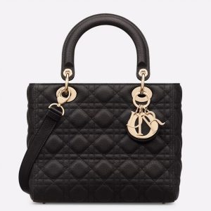 Fausse Sac Lady Dior Medium en noir