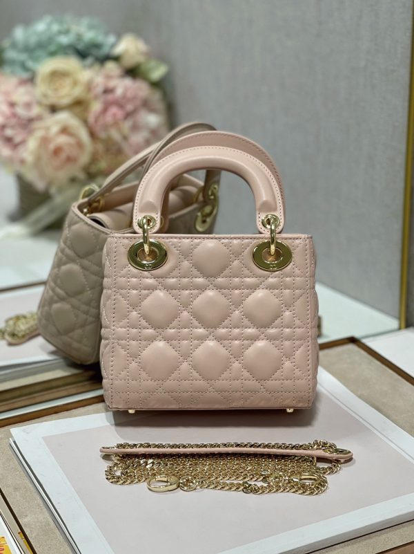 Réplique Mini Sac Lady Dior en poudre – Image 7