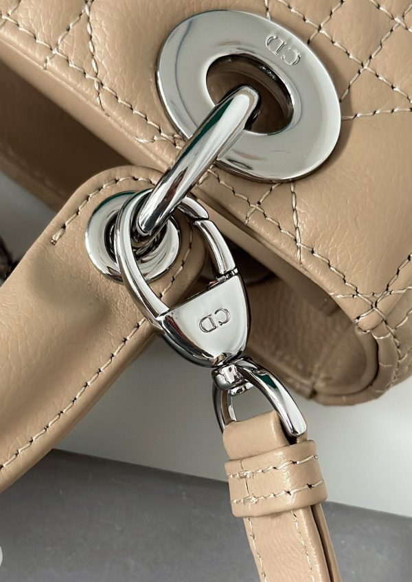 Réplique Petit Sac Lady Dior My ABCDior en beige cannage – Image 9