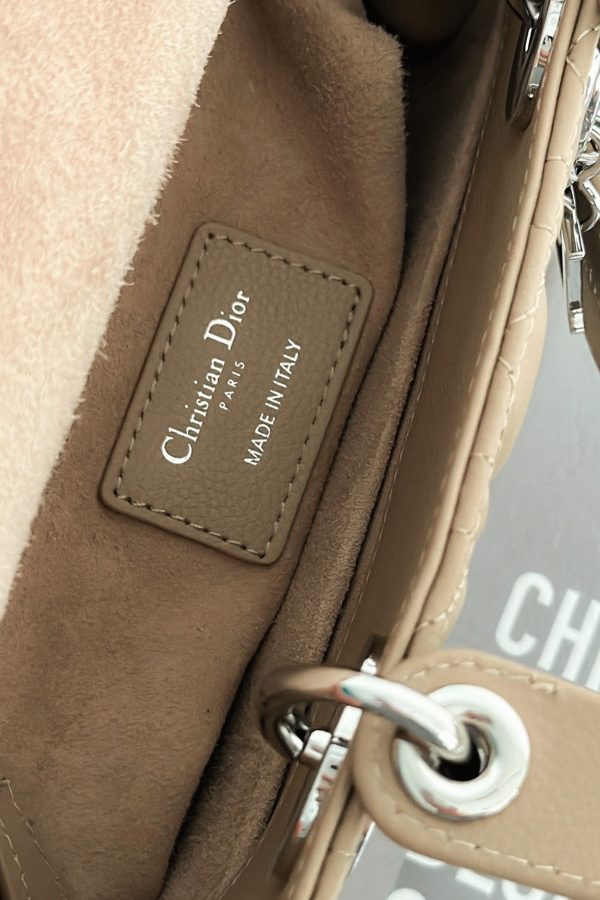 Réplique Petit Sac Lady Dior My ABCDior en beige cannage – Image 6
