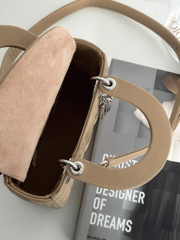 Réplique Petit Sac Lady Dior My ABCDior en beige cannage – Image 4