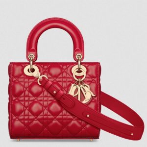 Fausse Petit Sac Lady Dior My ABCDior en rouge