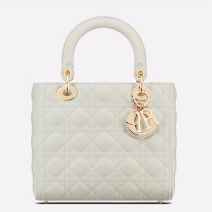 Réplique Sac Lady Dior Medium en blanc