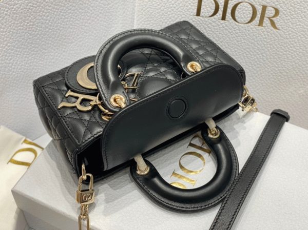 Contrefaçon Petit Sac Lady D-Joy en noir – Image 3