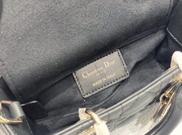 Contrefaçon Petit Sac Lady D-Joy en noir – Image 2