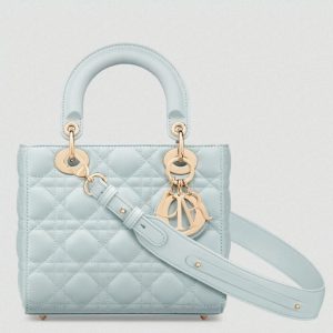 Réplique Petit Sac Lady Dior My ABCDior en bleu placide