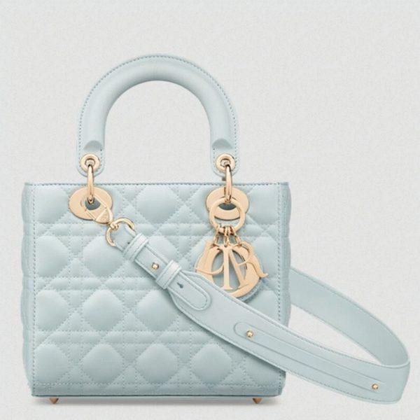 Réplique Petit Sac Lady Dior My ABCDior en bleu placide