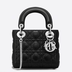 Fausse Mini Sac Lady Dior en noir