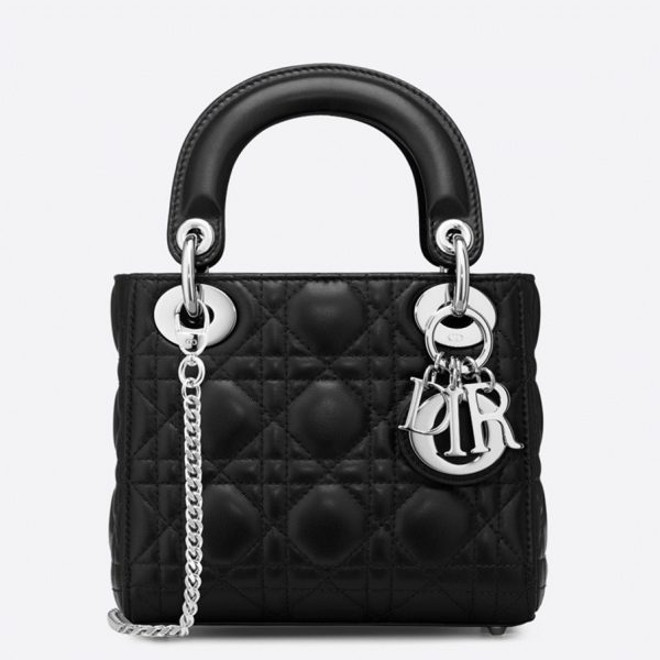 Fausse Mini Sac Lady Dior en noir