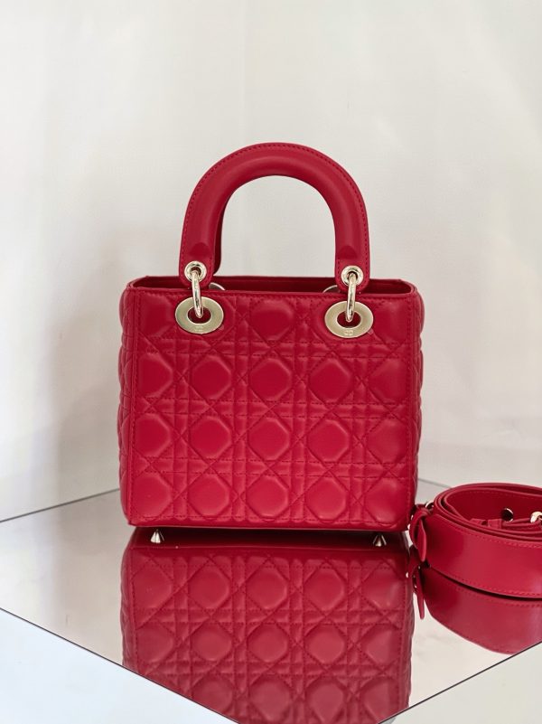 Fausse Petit Sac Lady Dior My ABCDior en rouge – Image 7