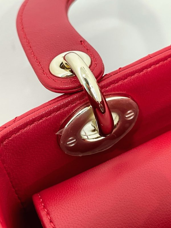 Fausse Petit Sac Lady Dior My ABCDior en rouge – Image 5
