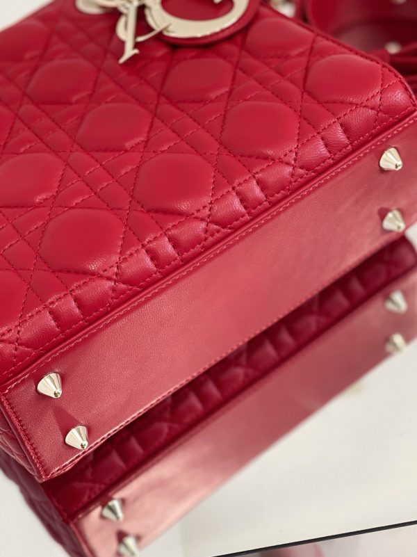 Fausse Petit Sac Lady Dior My ABCDior en rouge – Image 2