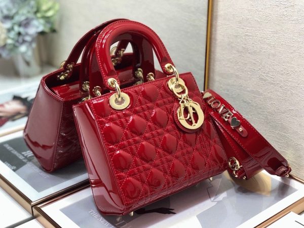 Fausse Petit Sac Lady Dior My ABCDior en rouge – Image 6