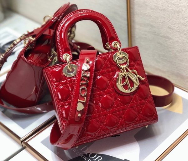 Fausse Petit Sac Lady Dior My ABCDior en rouge – Image 7