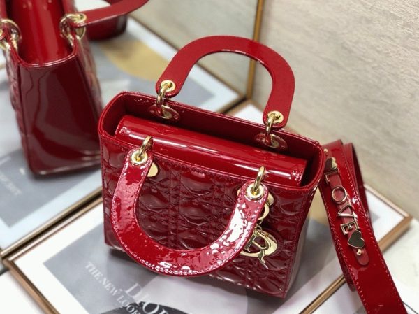 Fausse Petit Sac Lady Dior My ABCDior en rouge – Image 8