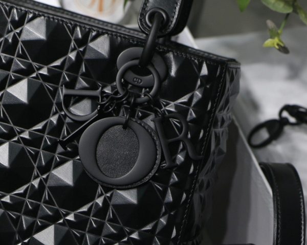 Imitation Sac Lady Dior Medium en noir – Image 8