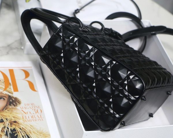 Imitation Sac Lady Dior Medium en noir – Image 2