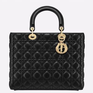 Contrefaçon Sac Lady Dior Large en noir