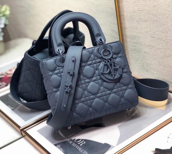 Réplique Petit Sac Lady Dior My ABCDior en bleu – Image 4
