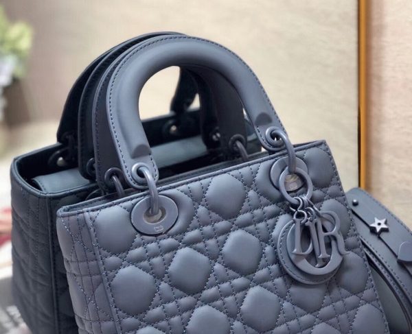 Réplique Petit Sac Lady Dior My ABCDior en bleu – Image 5