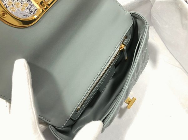 Réplique Petit Sac Dior Caro en gris – Image 2
