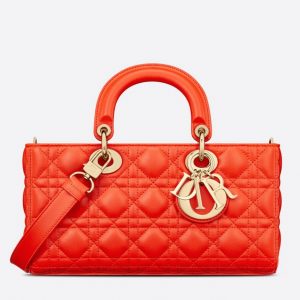 Réplique Sac Lady D-Joy Medium en orange