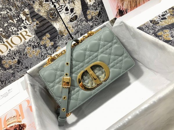 Réplique Petit Sac Dior Caro en gris – Image 6