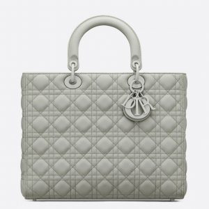 Fausse Sac Lady Dior Large en gris