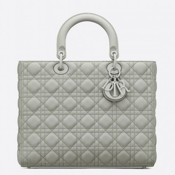 Fausse Sac Lady Dior Large en gris
